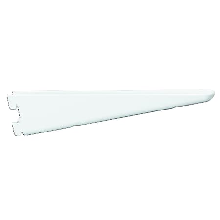 White Steel Bracket 16 Ga. 9 In. L 225 Lb